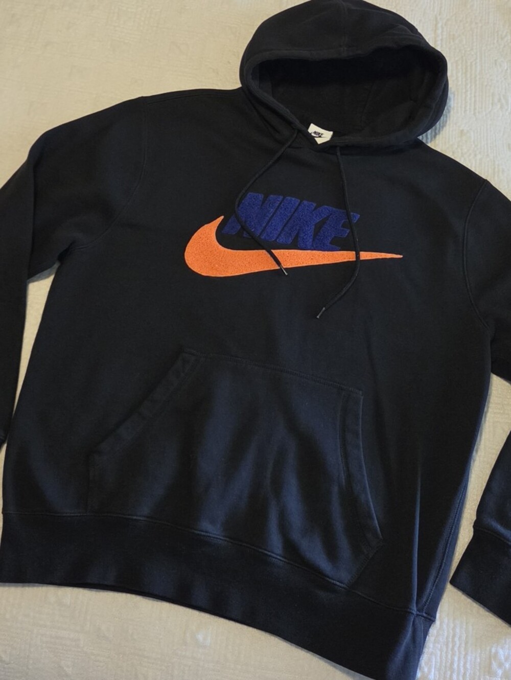 Nike Men's Club Fleece Pullover Chenille Futura Hoodie, Size Medium
